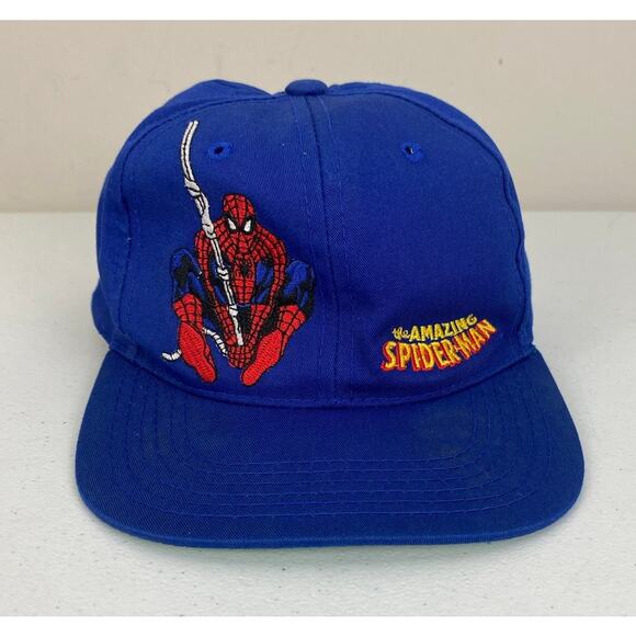 VTG Youth 1993 Marvel Annco Professional Model Amazing Spiderman snapback hat - Picture 2 of 7